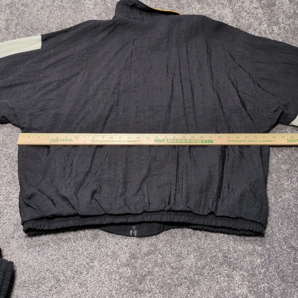 Vtg Reebok Track Suit University Of Iowa Hawkeyes Mens 2XL Black Caitlin Clark - Picture 8 of 16